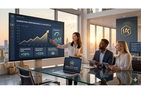 Marketing Team bei der Arbeit